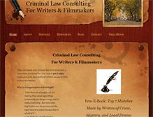 Tablet Screenshot of criminallawconsulting.com